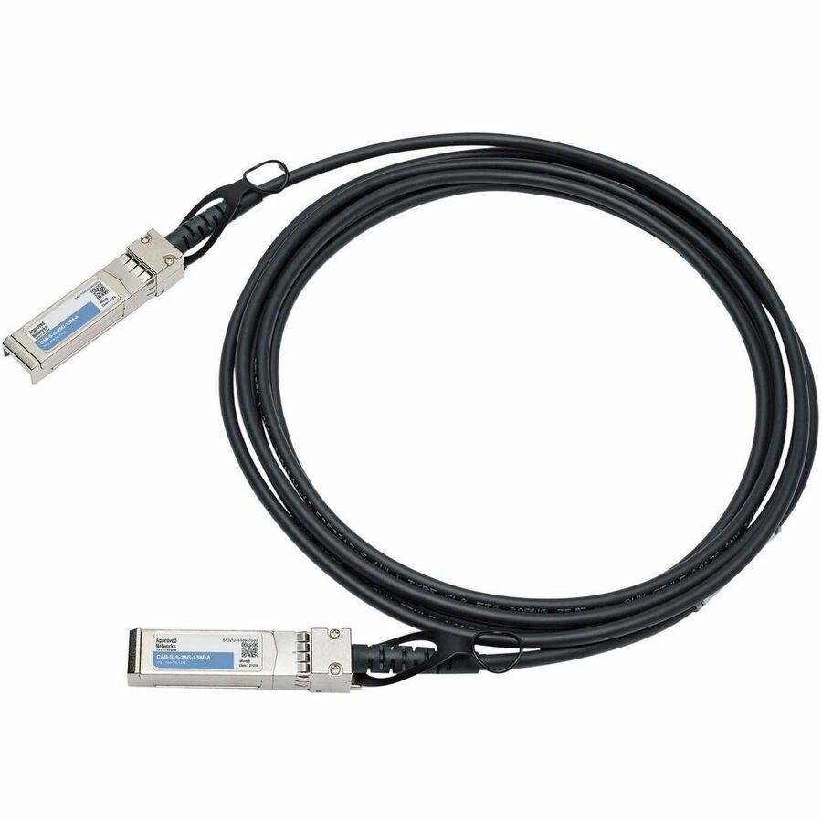 Approved Networks 25GBASE SFP28 Passive Direct Attach Copper (DAC) Cable