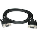 C2G 15ft DB9 F/F Null Modem Cable - Black