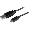 StarTech.com 1m Mobile Charge Sync USB to Slim Micro USB Cable - Phones & Tablets - A to Micro B M/M - Thin Micro USB Charging Cable