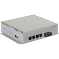 Omnitron Systems OmniConverter Unmanaged Industrial Gigabit High Power 60W PoE, SM SC, RJ-45, Ethernet Fiber Switch