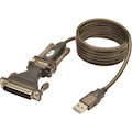 Tripp Lite by Eaton USB to Serial Adapter Cable (USB-A to DB25 M/M), 5 ft. (1.52 m)