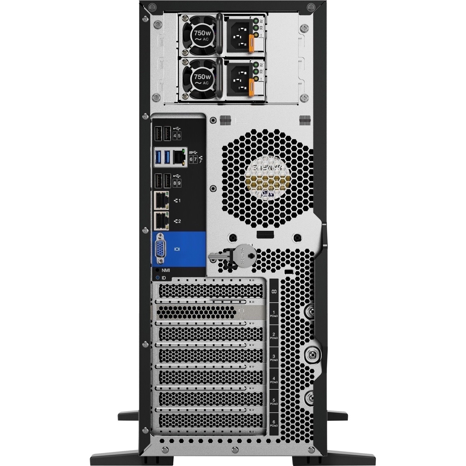 Lenovo ThinkSystem ST550 7X10A0EZEA 4U Tower Server - 1 x Intel Xeon Silver 4208 2.10 GHz - 32 GB RAM - 12Gb/s SAS Controller