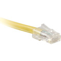 ENET Cat5e Yellow 10 Foot Non-Booted (No Boot) (UTP) High-Quality Network Patch Cable RJ45 to RJ45 - 10Ft