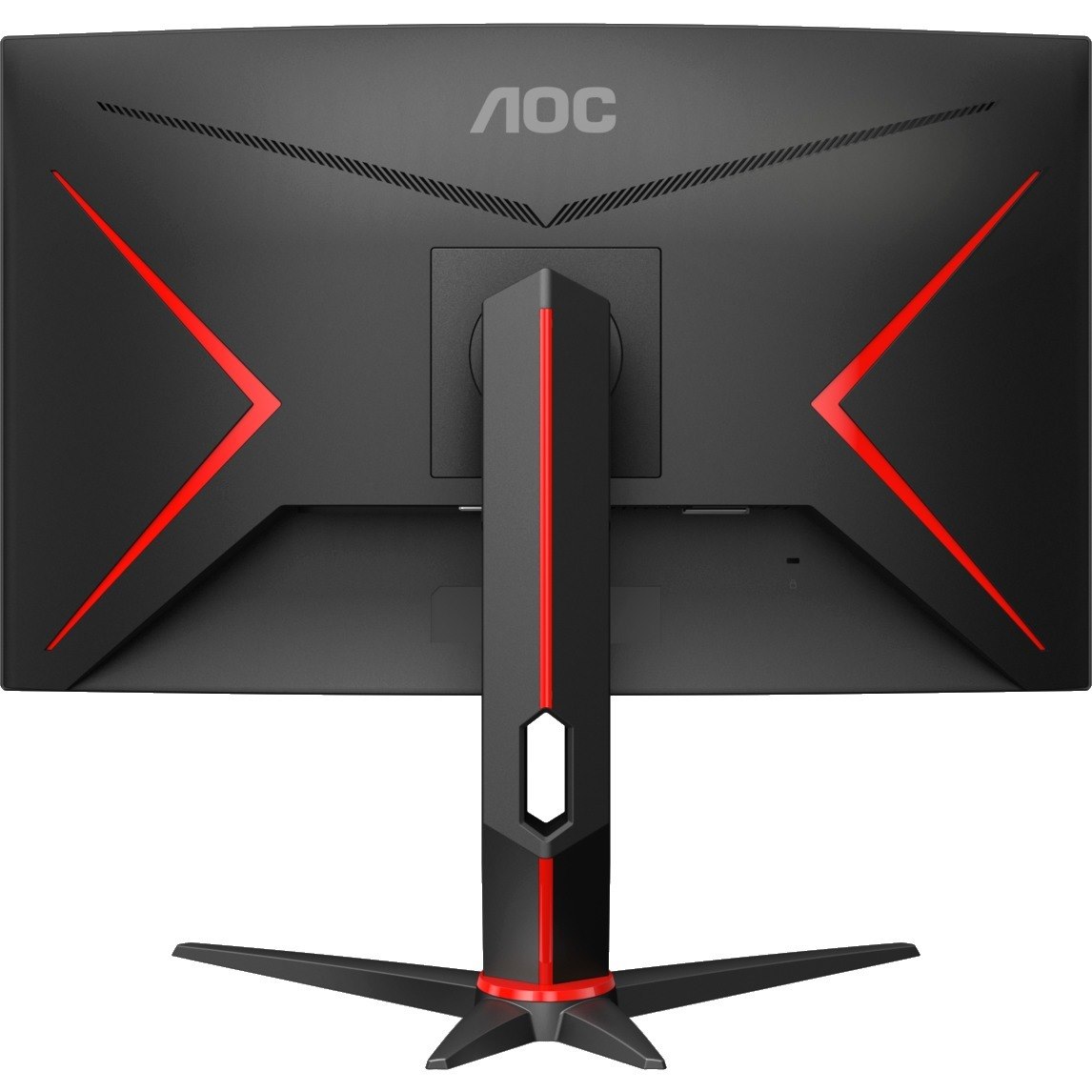 AOC C27G2ZU 27" Class Full HD Curved Screen Gaming LCD Monitor - 16:9 - Black Red