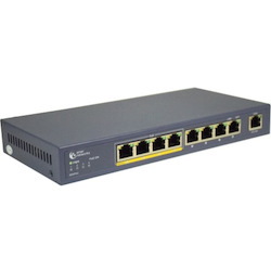 Amer 8+1 Port 10/100 Switch with 4 x PoE Ports and 5 x 10/100