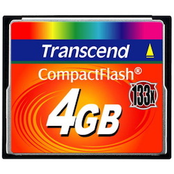 Transcend 4GB CompactFlash Card (133x)
