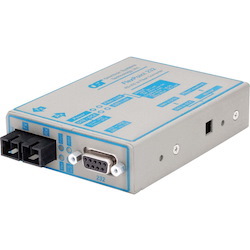 FlexPoint RS-232 Serial Fiber Media Converter DB-9 SC Multimode 2.5km