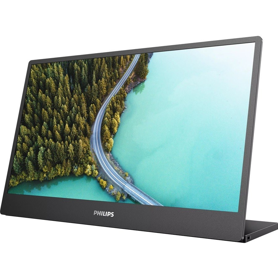 Philips 16" Class Full HD LCD Monitor - 16:9 - Textured Black