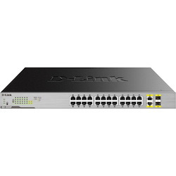 D-Link DGS-1026MP 26 Ports Ethernet Switch - Gigabit Ethernet - 1000Base-T, 1000Base-X, 1000Base-SX, 1000Base-LX