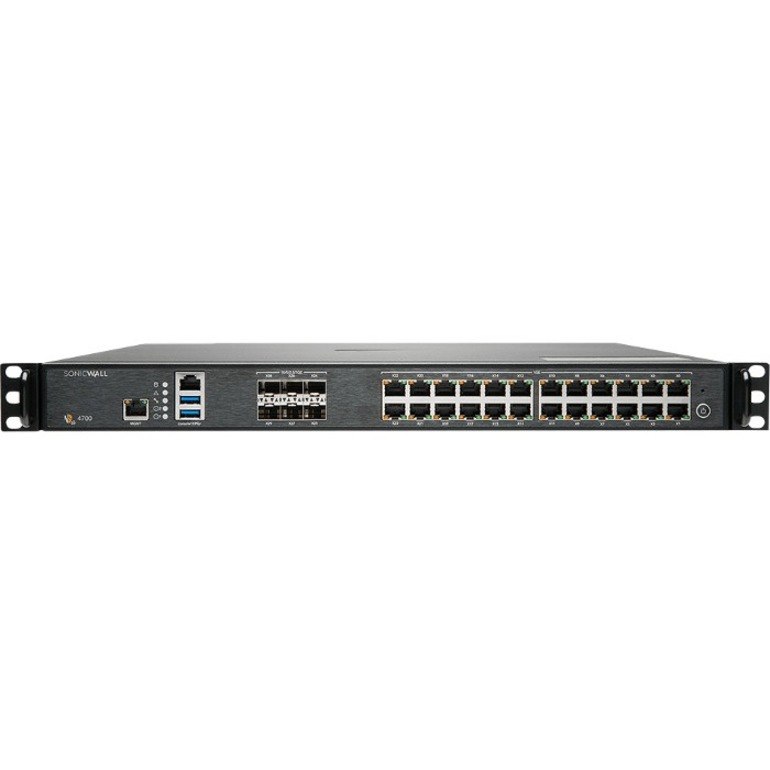 SonicWall 4700 Network Security/Firewall Appliance - 3 Year Secure Upgrade Plus Essential Edition