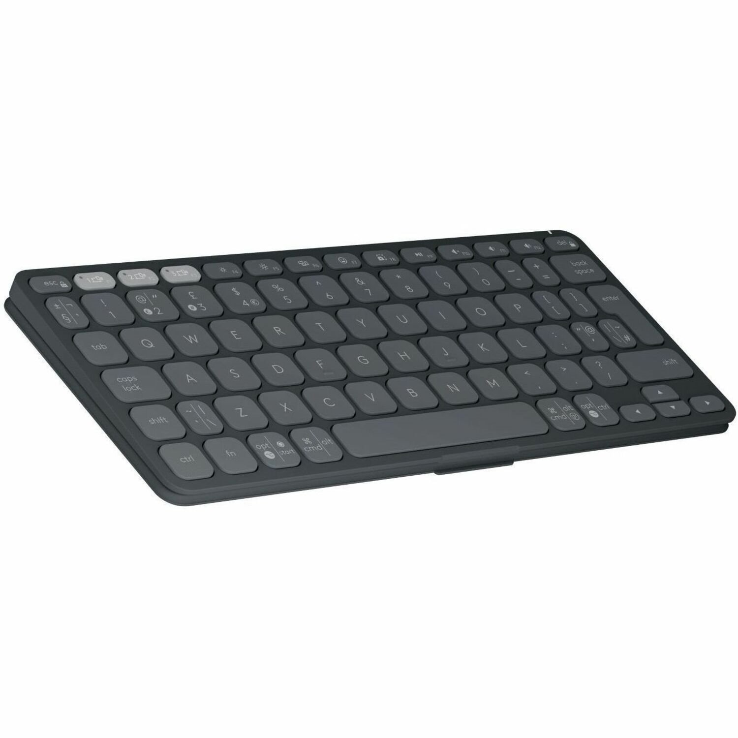 Logitech Keys-To-Go 2 Keyboard - Wireless Connectivity - English (UK) - QWERTY Layout - Graphite