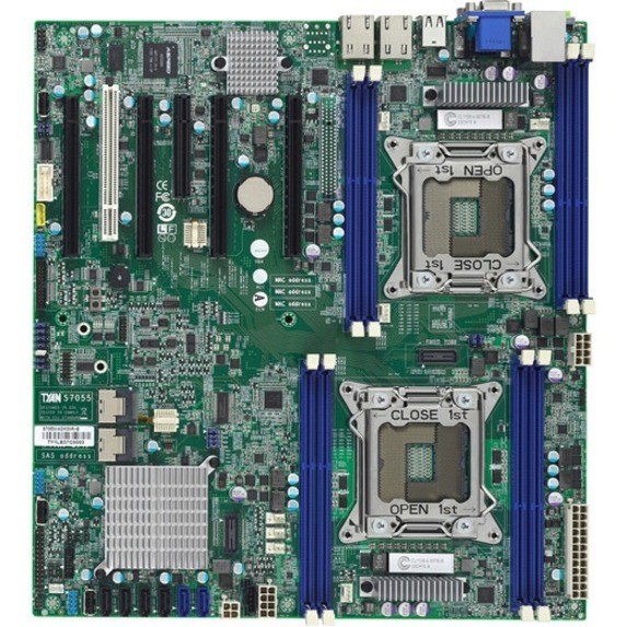 Tyan S7055 Server Motherboard - Intel C602 Chipset - Socket R LGA-2011 - SSI EEB