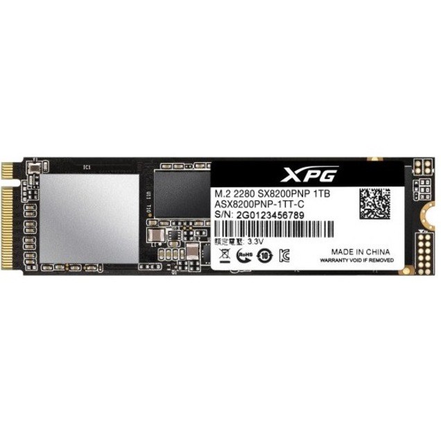 XPG SX8200 Pro 1 TB Solid State Drive - M.2 2280 Internal - PCI Express NVMe (PCI Express NVMe 3.0 x4)