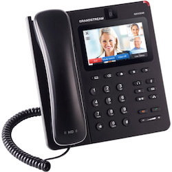 Grandstream GXV3240 IP Phone - Corded - Wall Mountable - Black