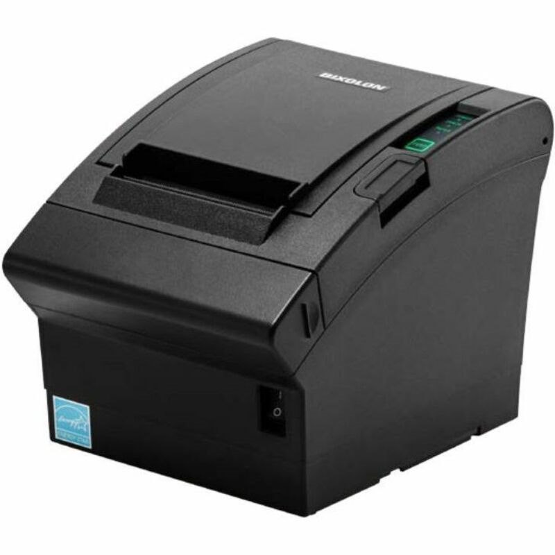 Bixolon SRP-382 Desktop, Retail, Ticketing, Kiosk, Restaurant Direct Thermal Printer - Monochrome - Receipt Print - USB - Serial - Bluetooth - With Cutter - Black