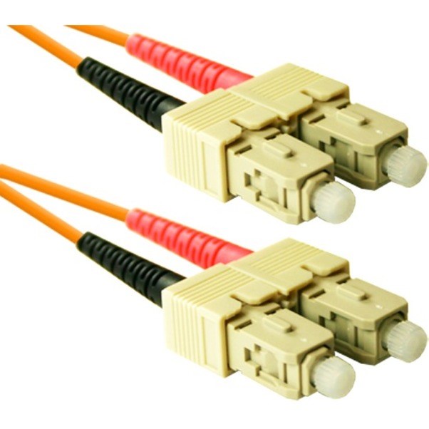 ENET 25M SC/SC Duplex Multimode 62.5/125 OM1 or Better Orange Fiber Patch Cable 25 meter SC-SC Individually Tested