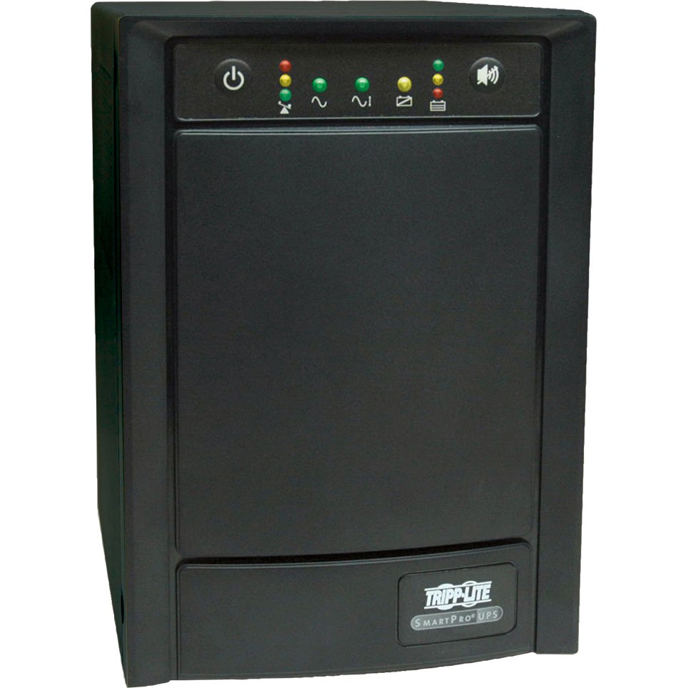 Tripp Lite by Eaton SmartPro 120V 1.05kVA 650W Line-Interactive Sine Wave UPS, Tower, Network Card Options, USB, DB9, 8 Outlets - Battery Backup
