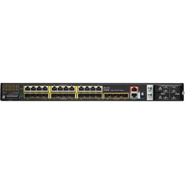 Cisco 4010 IE-4010-16S12P 12 Ports Manageable Ethernet Switch - Gigabit Ethernet - 1000Base-X, 10/100/1000Base-T - Refurbished - TAA Compliant