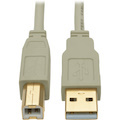 Eaton Tripp Lite Series USB 2.0 A to B Cable (M/M), Beige, 6 ft. (1.83 m)
