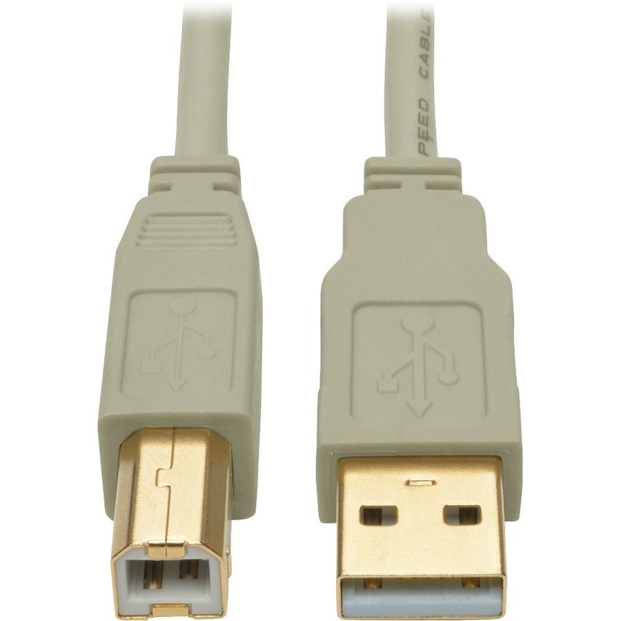 Tripp Lite 6ft USB 2.0 Hi-Speed A/B Cable M/M 28/24 AWG 480 Mbps Beige 6'