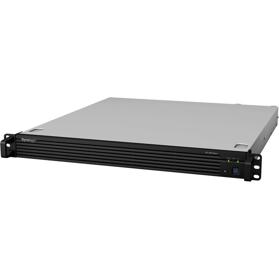 Synology RackStation RC18015XS+ SAN/NAS Storage System - Intel Xeon E3-1230 v2 Quad-core (4 Core) 3.30 GHz - 8 GB RAM - DDR3 SDRAM - 1U Rack-mountable
