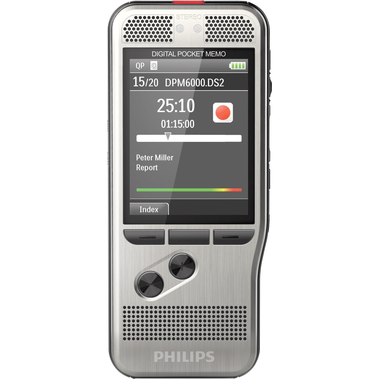 Philips Speech Digital Pocket Memo 6000 Dictation Recorder