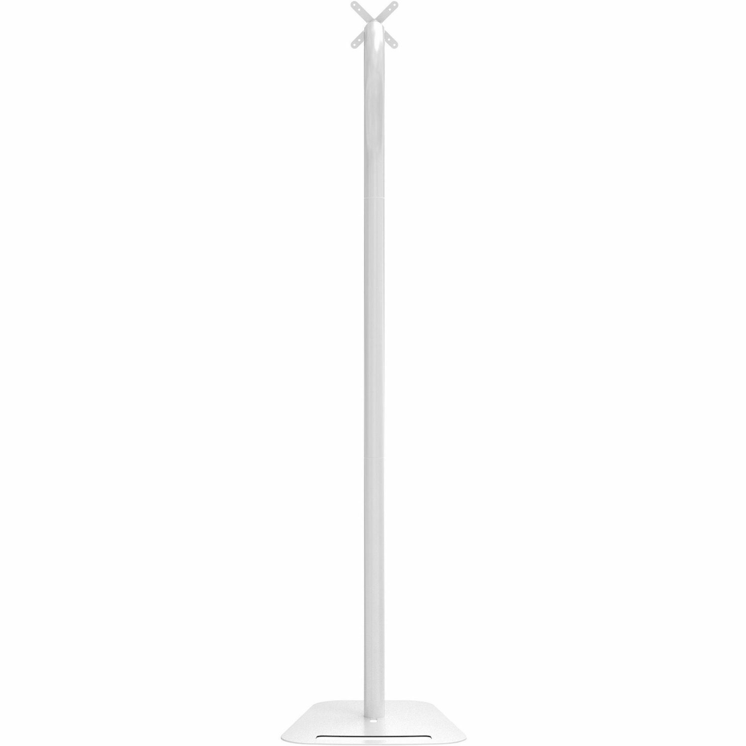 CTA Digital Premium Security Swan Neck Floor Stand with VESA Plate (White)