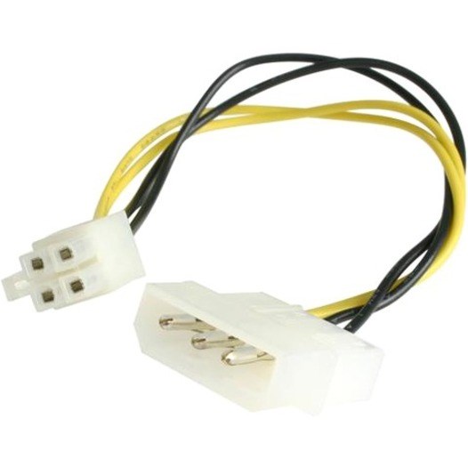 StarTech.com Power cable adapter - 4 pin internal power (F) - 4 pin ATX12V (M) - 15.2 cm