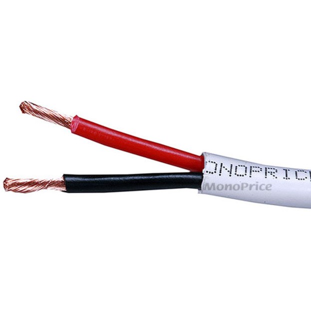 Monoprice 500ft 14AWG CL2 Rated 2-Conductor Loud Speaker Cable (For In-Wall Installation)