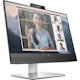 HP E24mv G4 24" Class Webcam Full HD LCD Monitor - 16:9 - Black/Silver