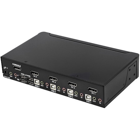 StarTech.com 4-Port DisplayPort KVM Switch - DisplayPort 1.2 KVM - 4K 60Hz