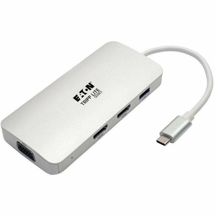 Eaton Tripp Lite Series USB-C Dock, Triple Display - HDMI, VGA, USB 3.x (5Gbps), USB-A Hub, 60W PD Charging