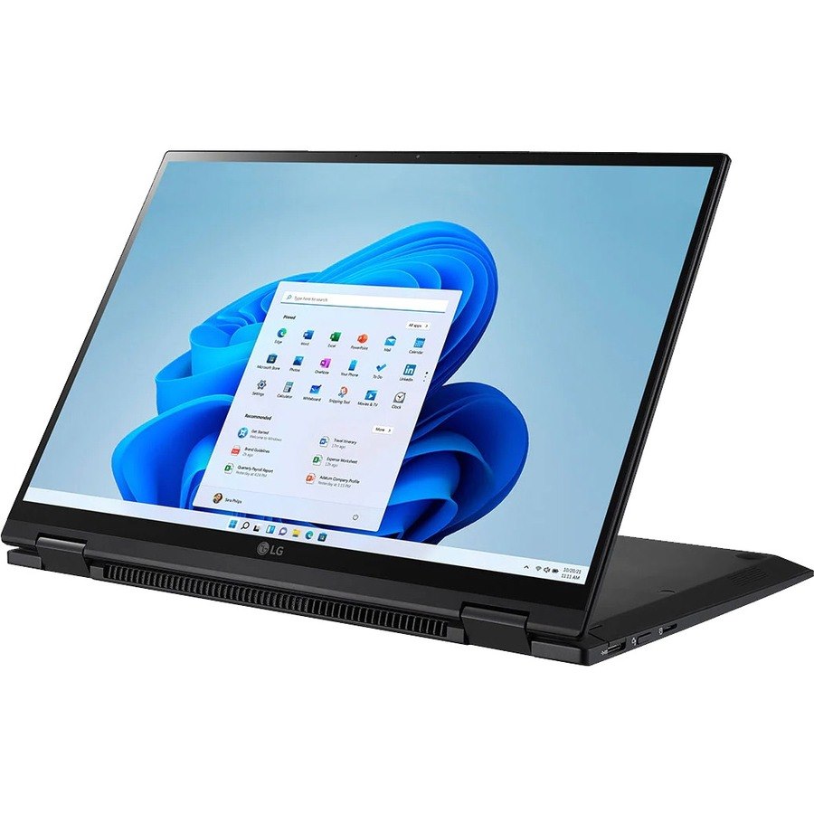 LG gram 14T90Q-K.AAB6U1 14" Touchscreen Convertible 2 in 1 Notebook - WUXGA - 1920 x 1200 - Intel Core i5 12th Gen i5-1240P Dodeca-core (12 Core) 1.70 GHz - Intel Evo Platform - 16 GB Total RAM - 512 GB SSD - Black