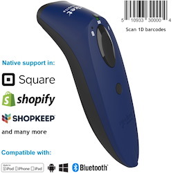 SocketScan&reg; S730, 1D Laser Barcode Scanner, Blue, Blue