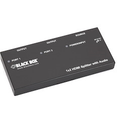 Black Box 1 x 2 HDMI Splitter with Audio