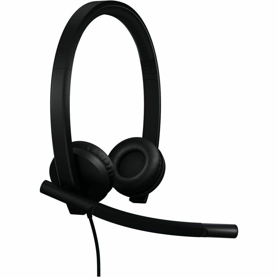 Logitech H570E Wired Over-the-head Stereo Headset - Black