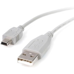 StarTech.com Mini USB 2.0 cable - 4 pin USB Type A (M) - 5 pin mini-USB Type B (M) - ( USB / Hi-Speed USB ) - 3 ft