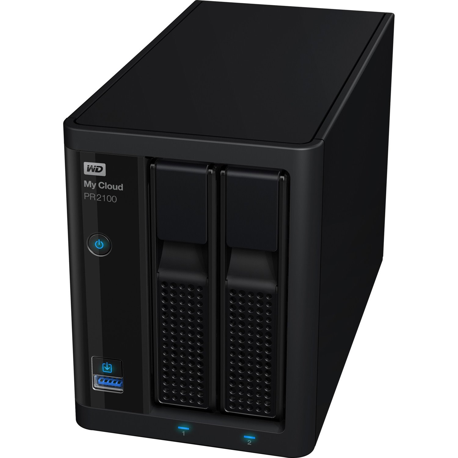 WD 16TB My Cloud PR2100 Pro Series Media Server with Transcoding, NAS - Network Attached Storage