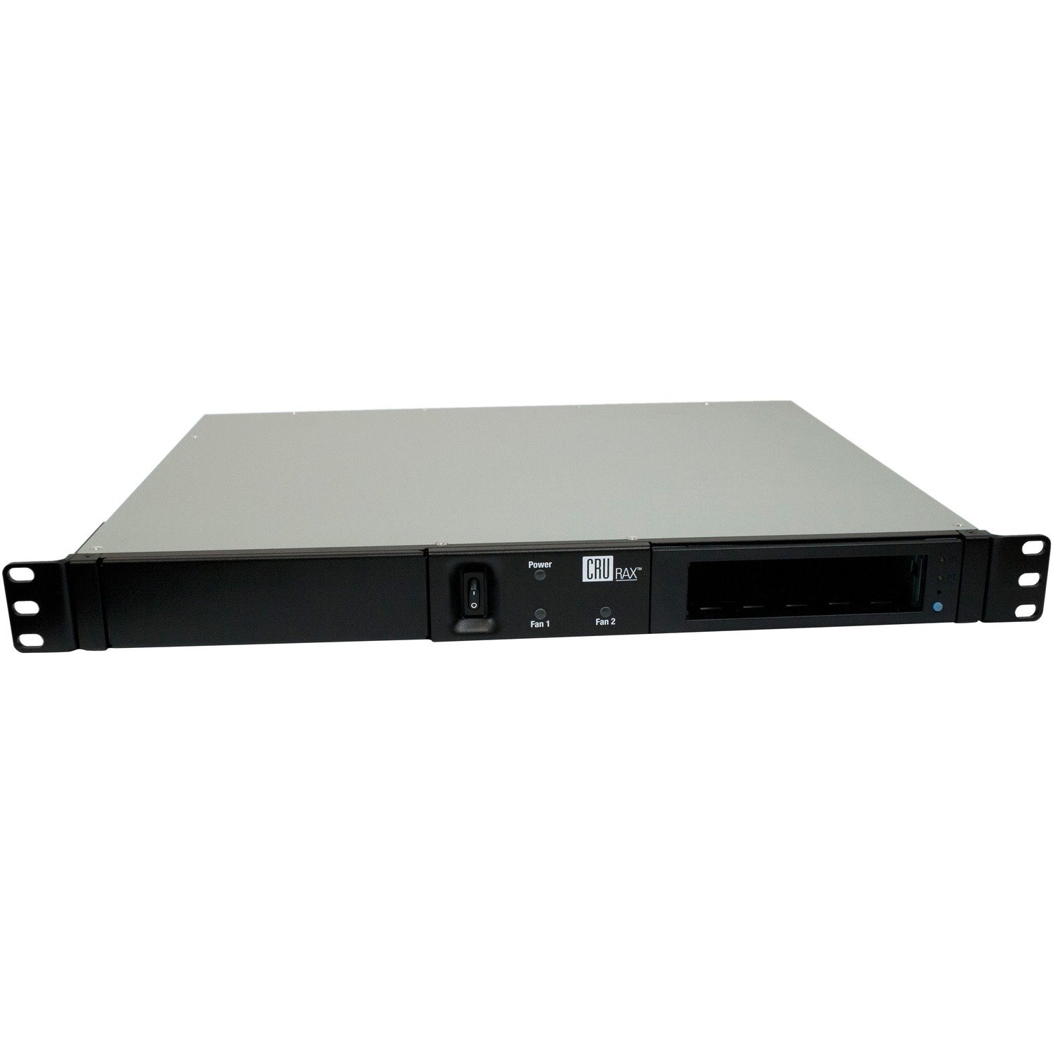CRU RAX RAX215DC-3QJ Drive Enclosure - FireWire/i.LINK 800, USB 3.0, eSATA Host Interface - 1U Rack-mountable - Black