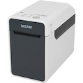 Brother TD-2130N Desktop Direct Thermal Printer - Monochrome - Receipt Print - Fast Ethernet - USB - Serial