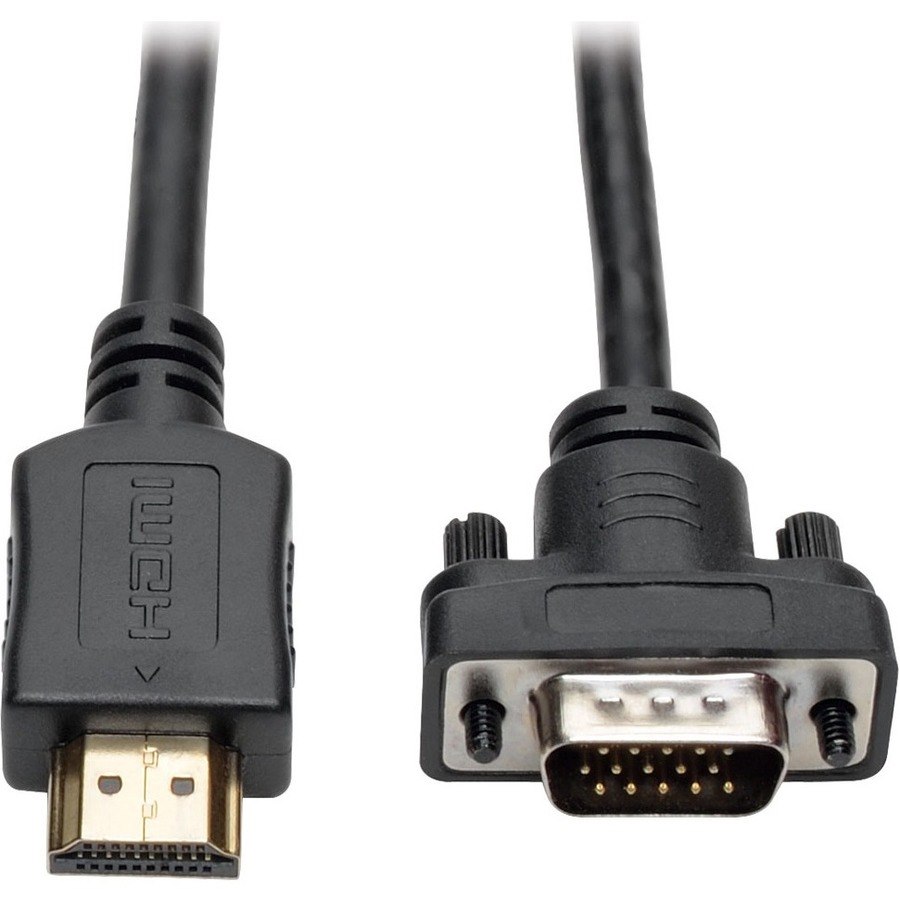 Eaton Tripp Lite Series HDMI to VGA Active Adapter Cable (HDMI to Low-Profile HD15 M/M), 10 ft. (3.1 m), TAA