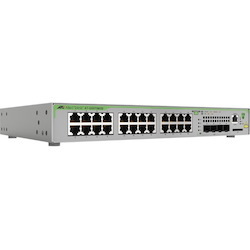 Allied Telesis CentreCOM GS970M GS970M/28 24 Ports Manageable Layer 3 Switch - Gigabit Ethernet - 10/100/1000Base-T, 100/1000Base-X