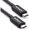 StarTech.com 50cm (1.6ft) Thunderbolt 3 Cable, 40Gbps, 100W PD, 4K/5K Video, Thunderbolt-Certified, Compatible w/ TB4/USB 3.2/DisplayPort