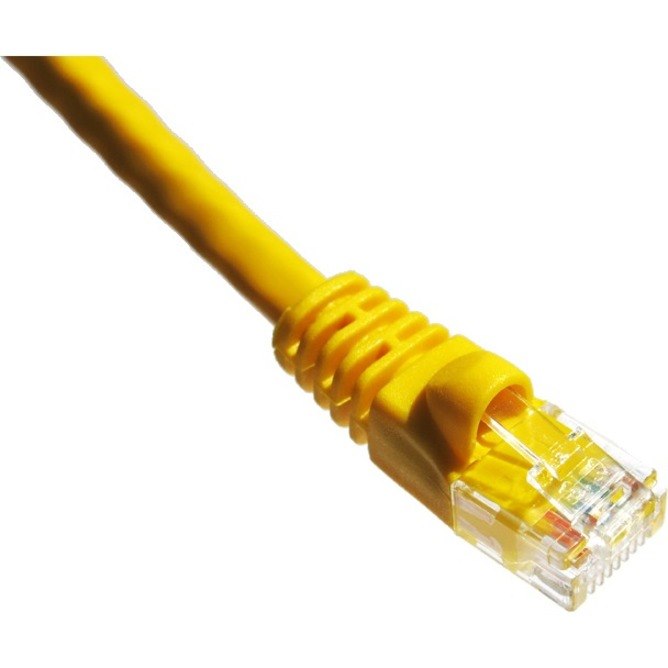 Axiom 20FT CAT5E 350mhz Patch Cable Molded Boot (Yellow) - TAA Compliant