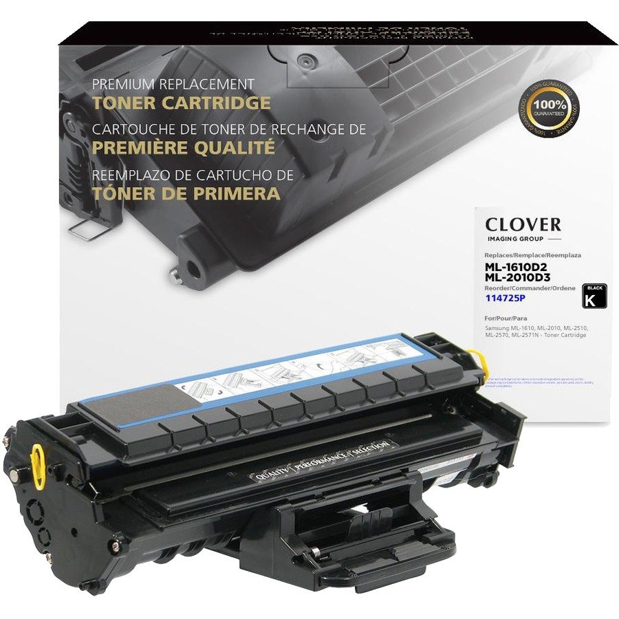 Clover Technologies Remanufactured Laser Toner Cartridge - Alternative for Samsung (ML-2010D3, ML-1610D2119, ML-2010D3/ELS, MLT-D119S, MLT-D119S/ELS) - Black Pack