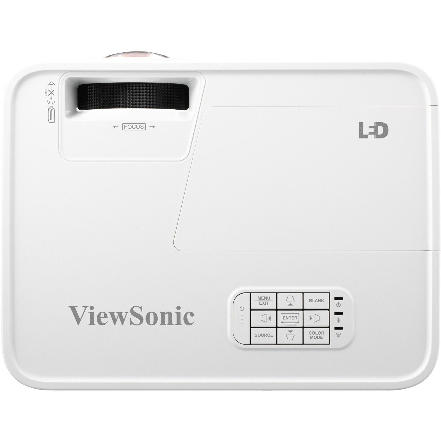 ViewSonic LS550WH 3000 Lumens WXGA Short Throw LED Projector, Auto Power Off, 360-Degree Orientation for Business and Education