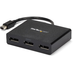 StarTech.com Mini DisplayPort to DisplayPort Multi Monitor Splitter - 3-Port MST Hub - mDP 1.2 to 3x DP MST Hub