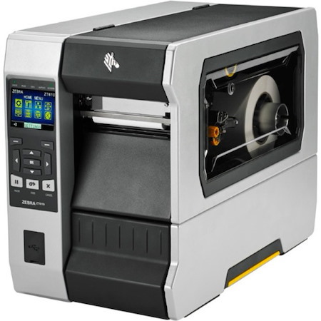 Zebra ZT610 Industrial Direct Thermal/Thermal Transfer Printer - Monochrome - Label Print - USB - Serial - Bluetooth - Wireless LAN