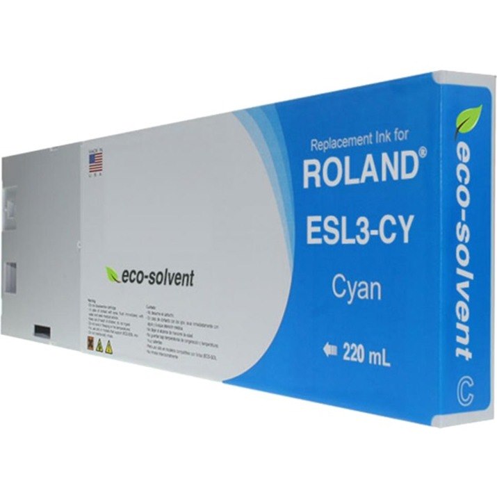 Clover Technologies Inkjet Ink Cartridge - Alternative for Roland (ESL3-CY) - Cyan Pack