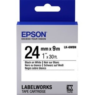 Epson LabelWorks LK-6WBN Data Cartridge Label